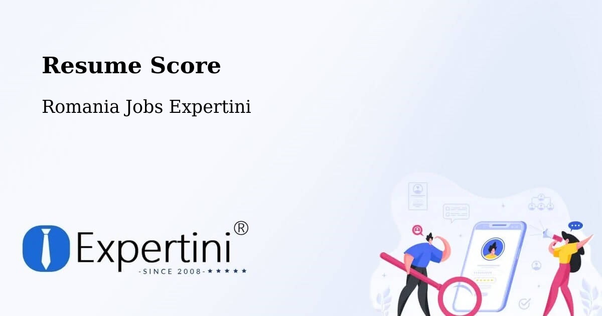 Resume Score & Job Description Match Tool – Creţeni - Romania Jobs Expertini